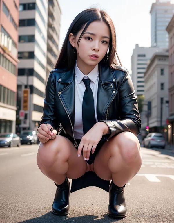 丰胸大屁股着迷 都市里的工作服AI仙女 P.1 