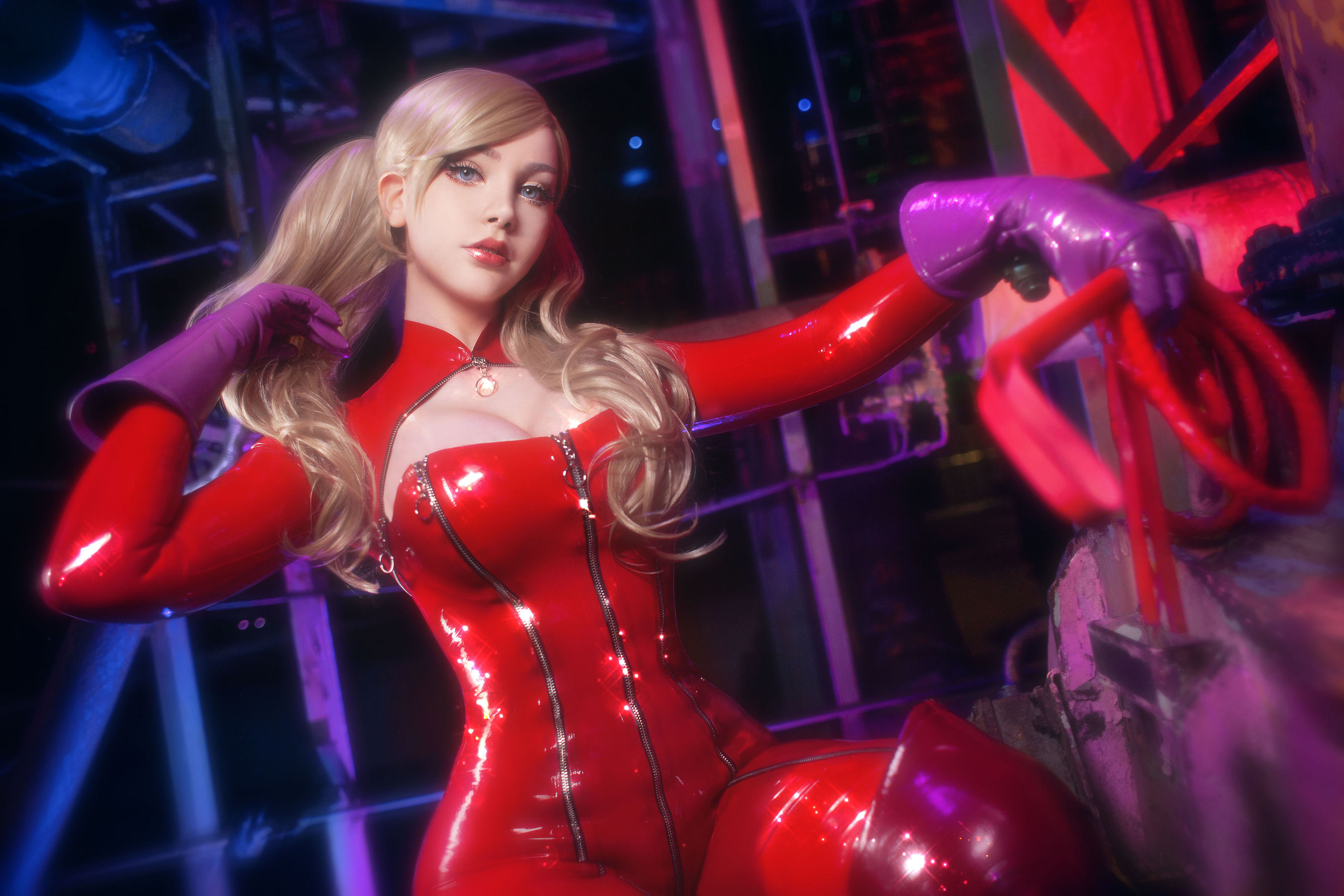 美图秀-[COS福利] 国外美女SayaTheFox - Ann Takamaki 网红COS-第1张