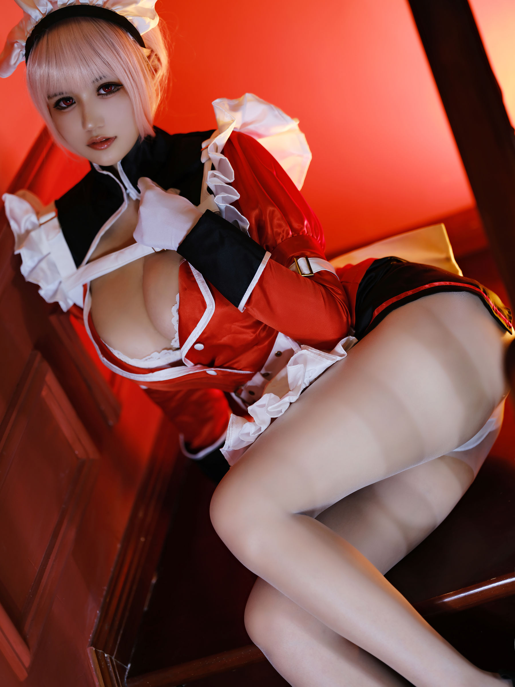 美图秀-[福利COS] 动漫博主小仓千代w - 南丁女仆 网红COS-第27张