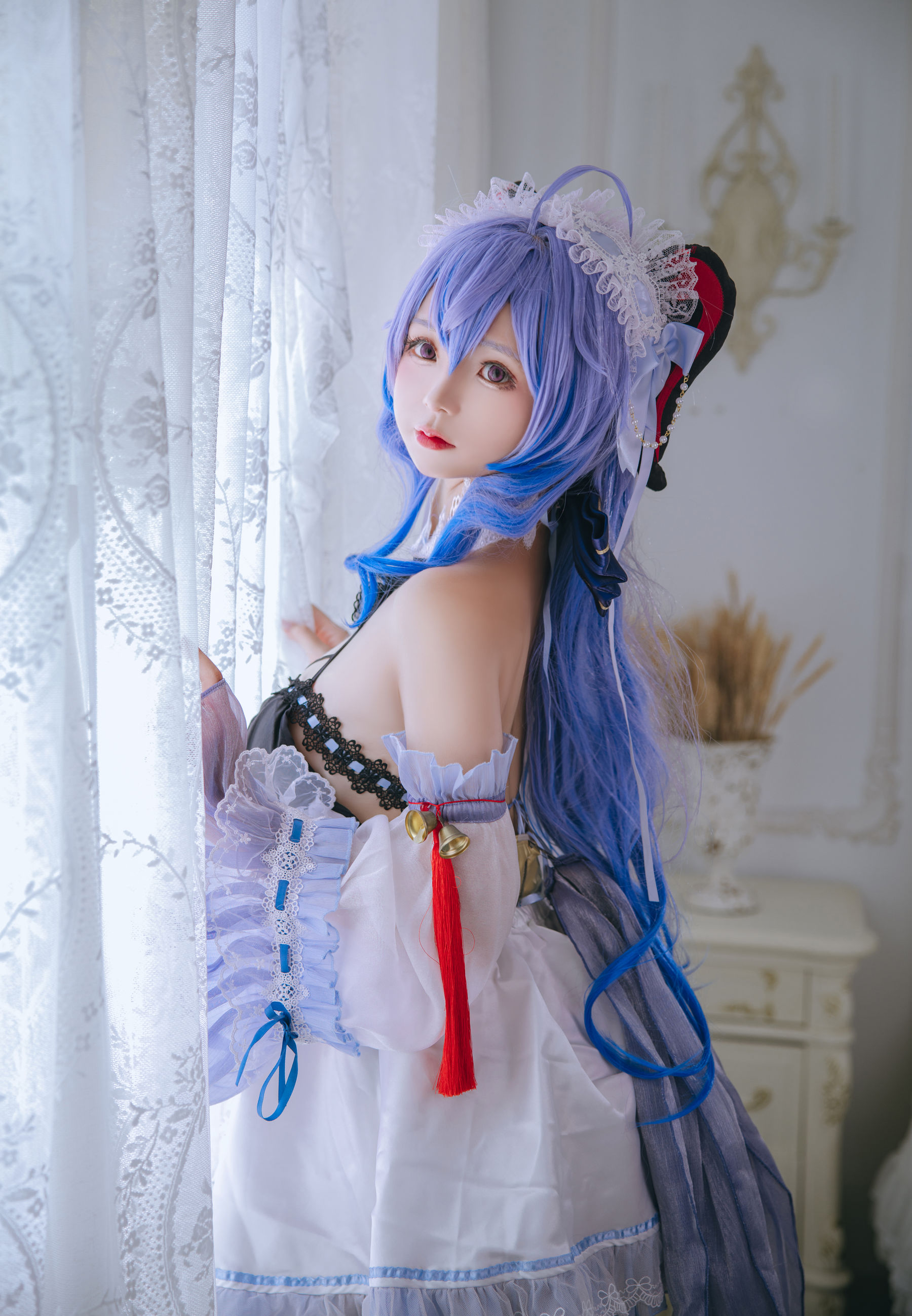 美图秀-[福利COS] Cosplay日奈娇 - 甘雨女仆 网红COS-第1张