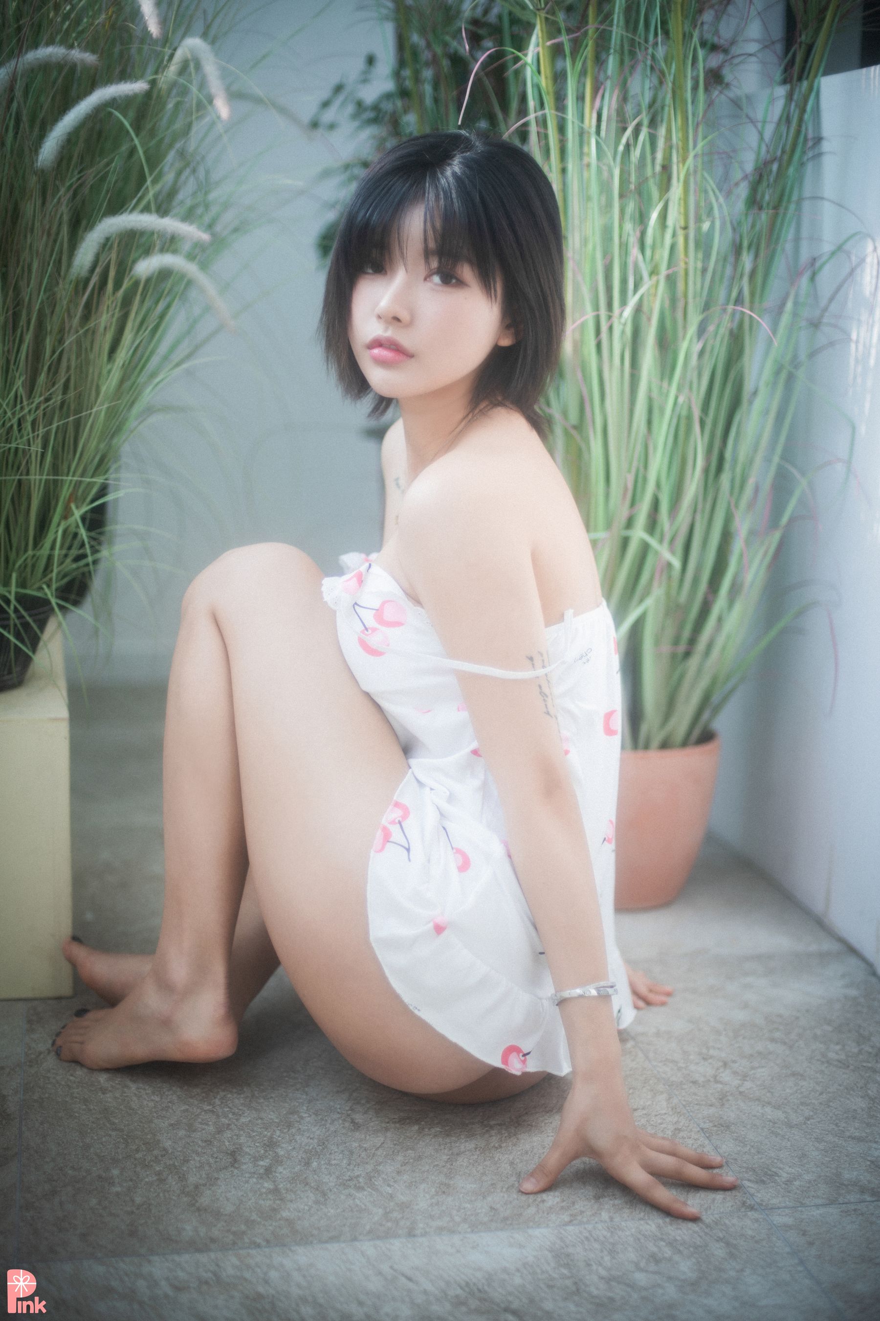 PINK RIBBON Uuuha – Floral – 1 日韩美图-第9张