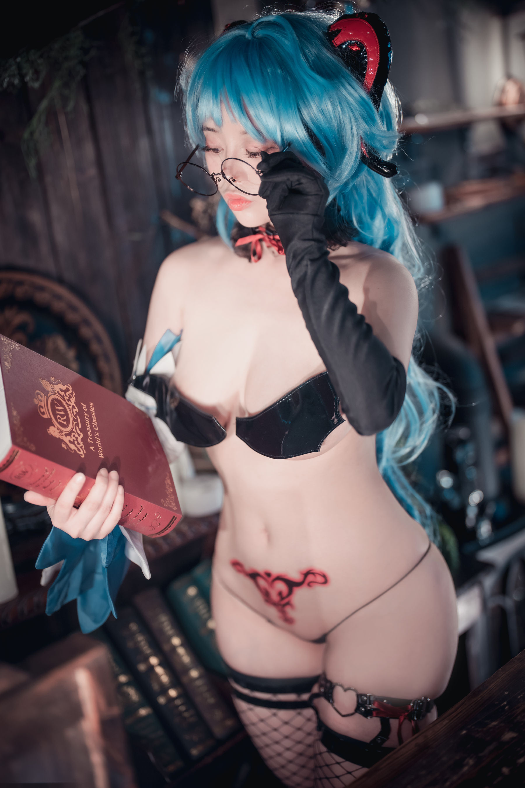 [DJAWA] ZziZzi – Ganyu Succubus + S.Ver 日韩美图-第6张