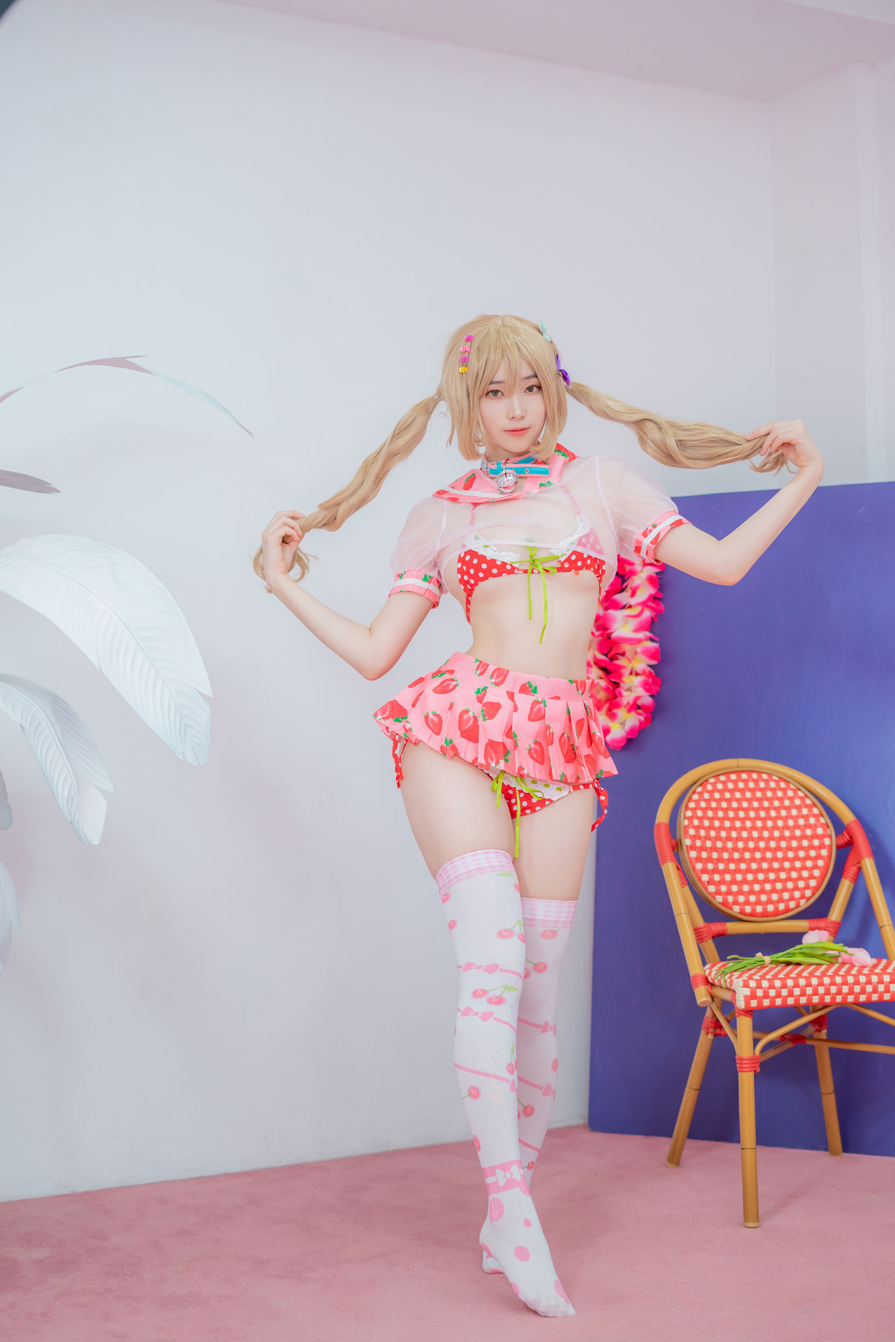 [CreamSoda] Bambi – Over knee socks 日韩美图-第2张