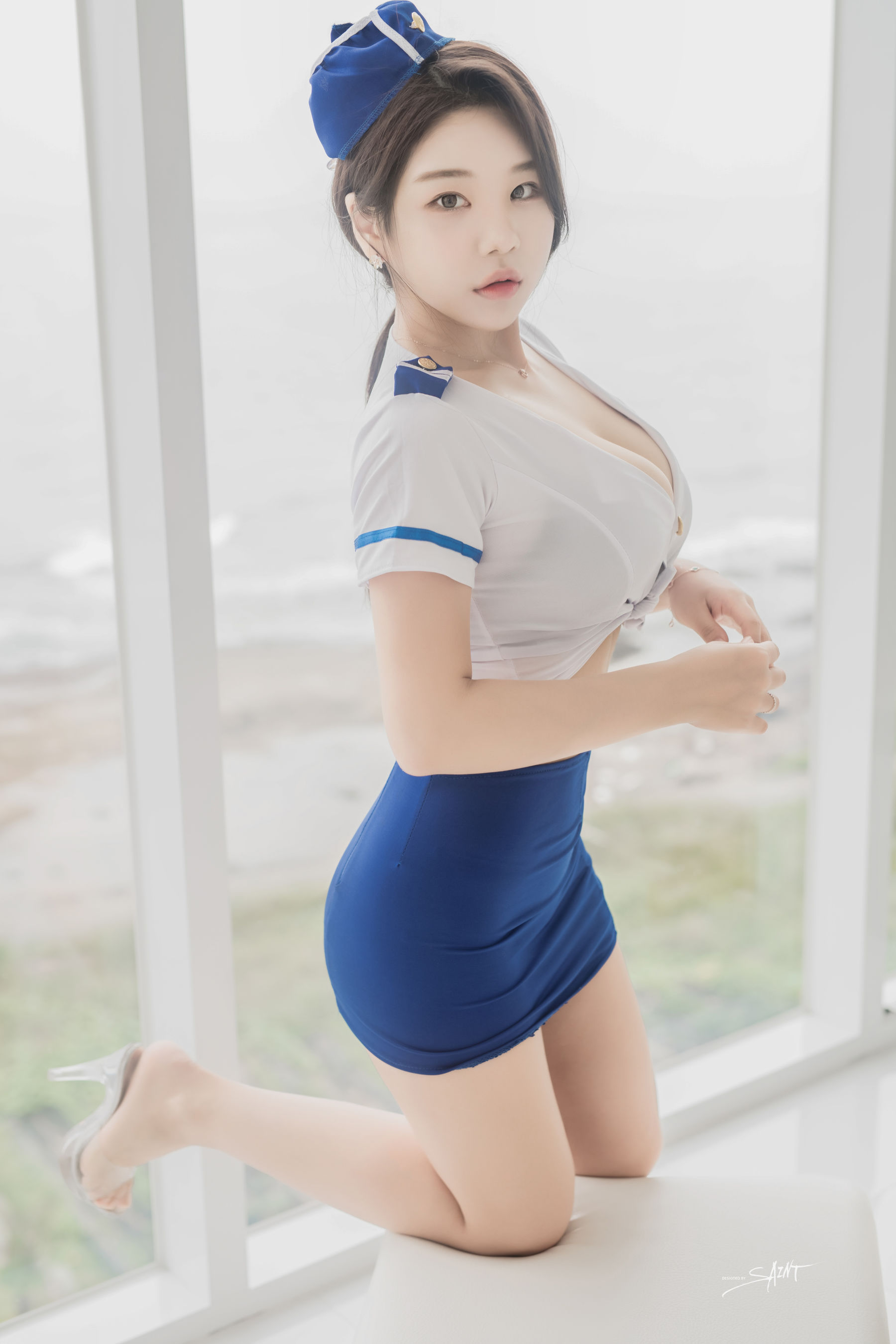 saintphotolife Zzyuri – Vol.14 Blue Marine 日韩美图-第1张