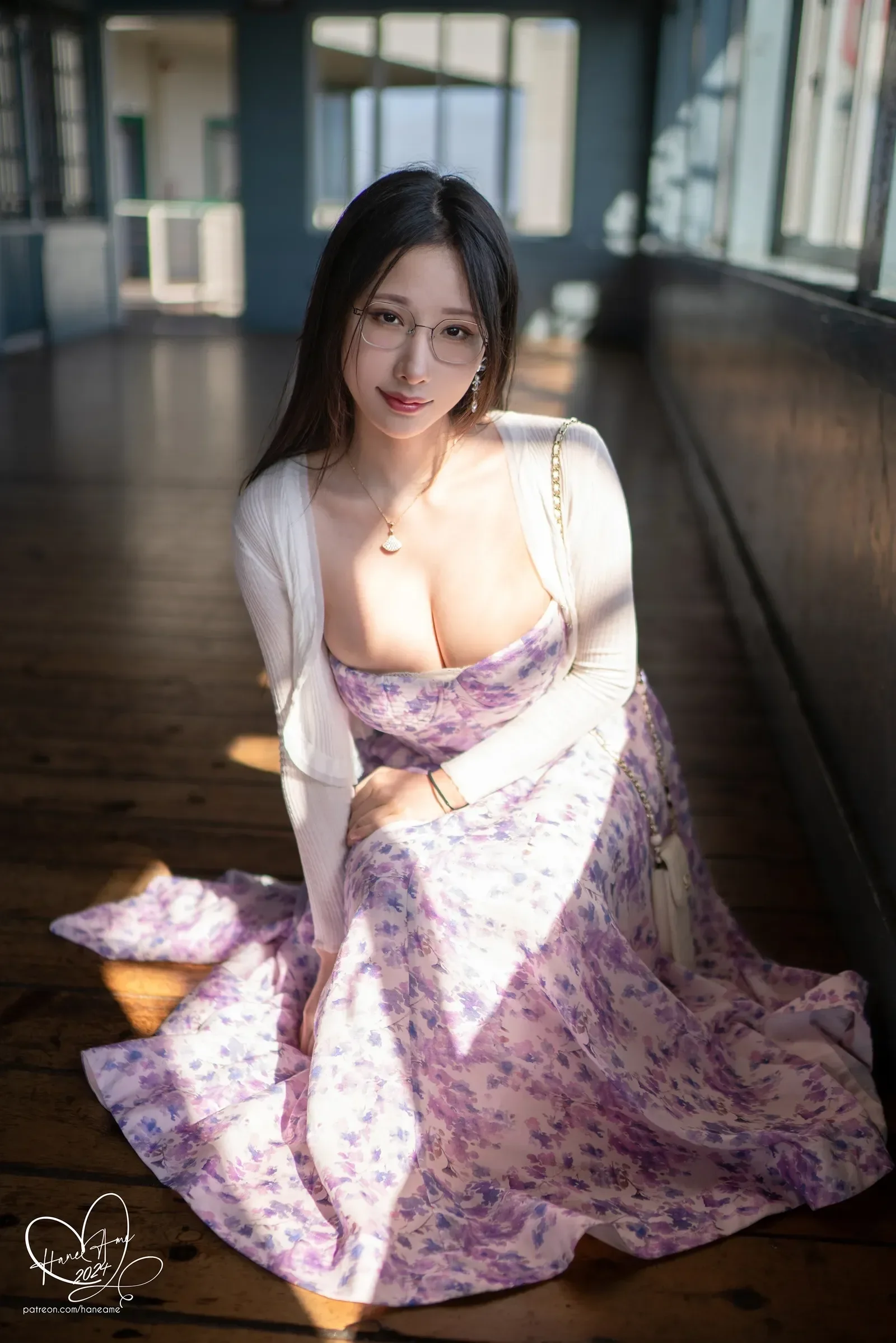 雨波_HaneAme – 波波日常 眼鏡女友 夏末回忆 Cosplay-第1张