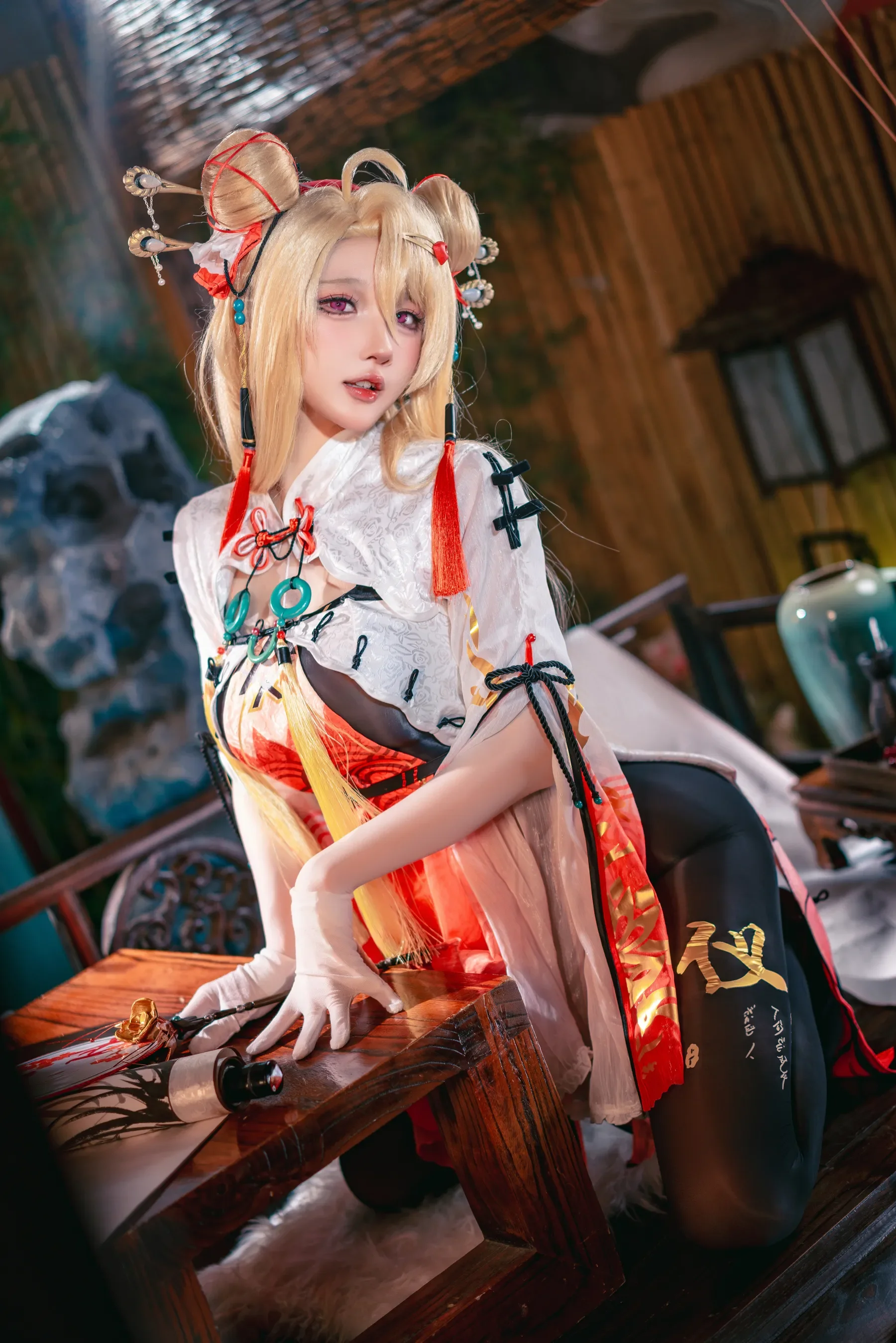 阿包也是兔娘 – 新春交错战线 咎瓦尤斯 Cosplay-第4张