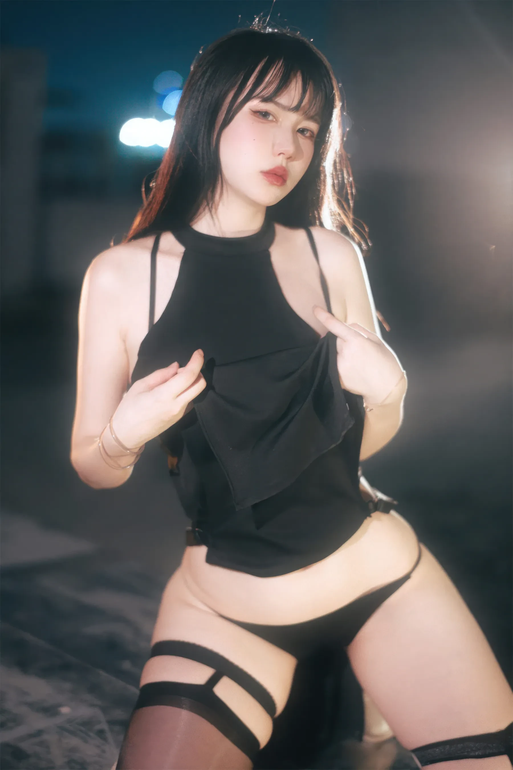 Tina很妖孽呀 – 战斗服旗袍 Cosplay-第1张