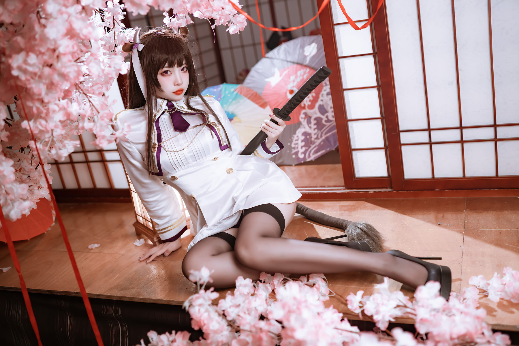 二佐Nisa – 碧蓝樫野 Cosplay-第4张