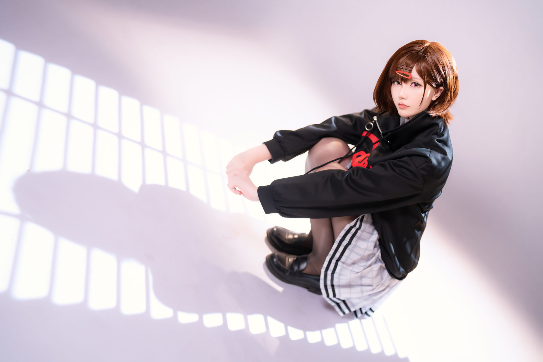 Coser小姐姐星之迟迟 – 偶像大师 樋口円香 Cosplay-第8张