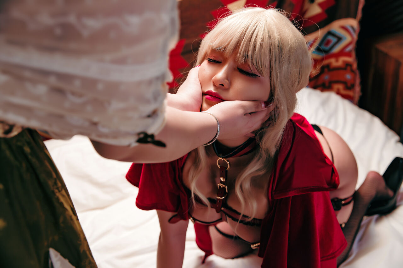 洛璃LoLiSAMA – 暗黑小红帽 Cosplay-第3张