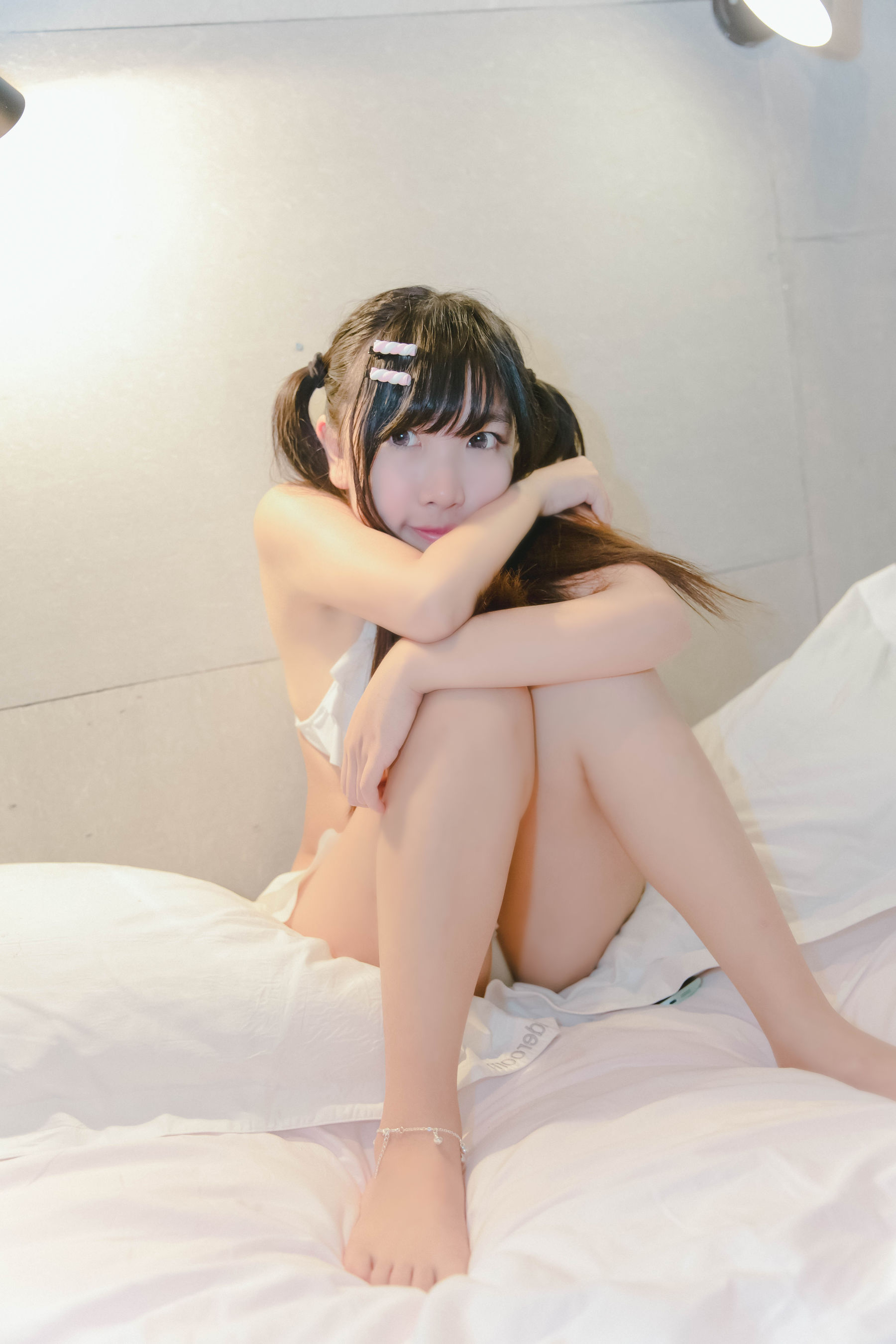 萝莉蜜嘟喵 白泳衣 Cosplay-第3张