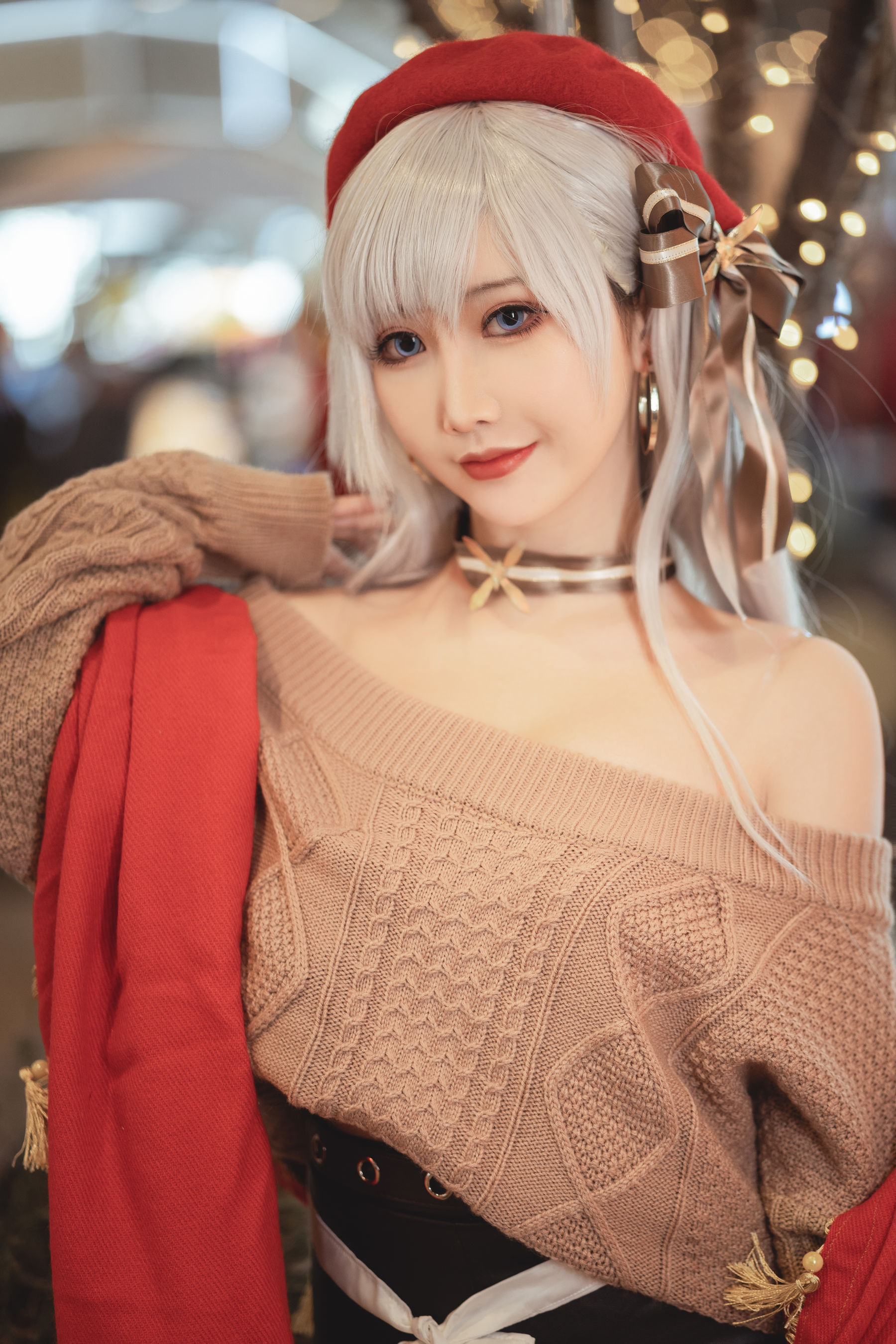 可爱人气Coser面饼仙儿 – 圣诞贝法 Cosplay-第3张
