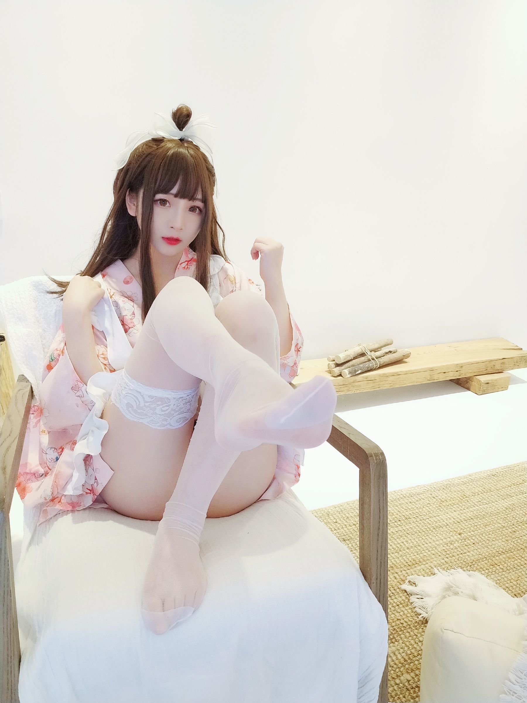 二次元美女古川kagura 浴衣女仆 Cosplay-第13张