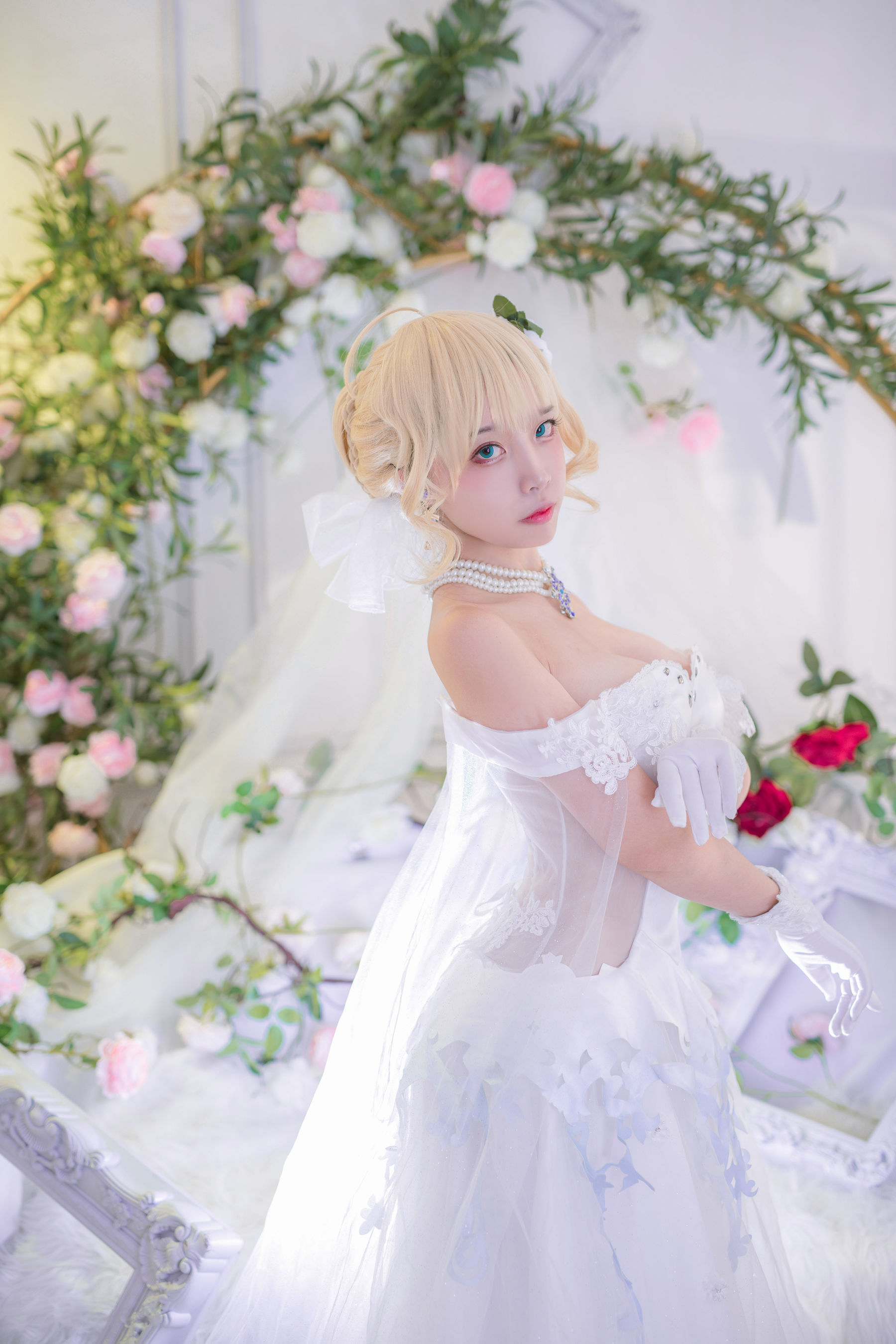 人气Coser二佐Nisa 花嫁 Cosplay-第3张