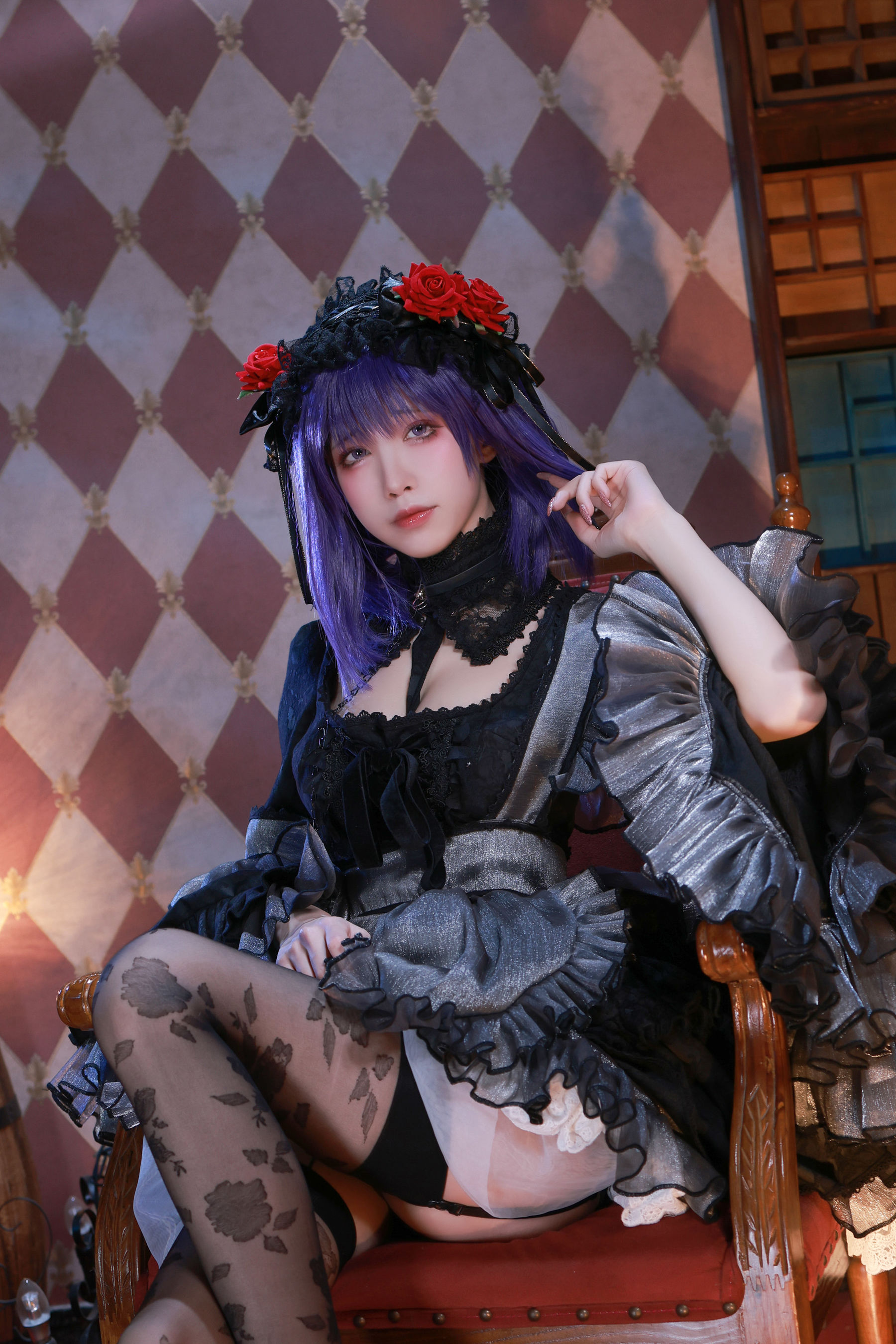 动漫博主水淼aqua – 黑江雫 Cosplay-第2张