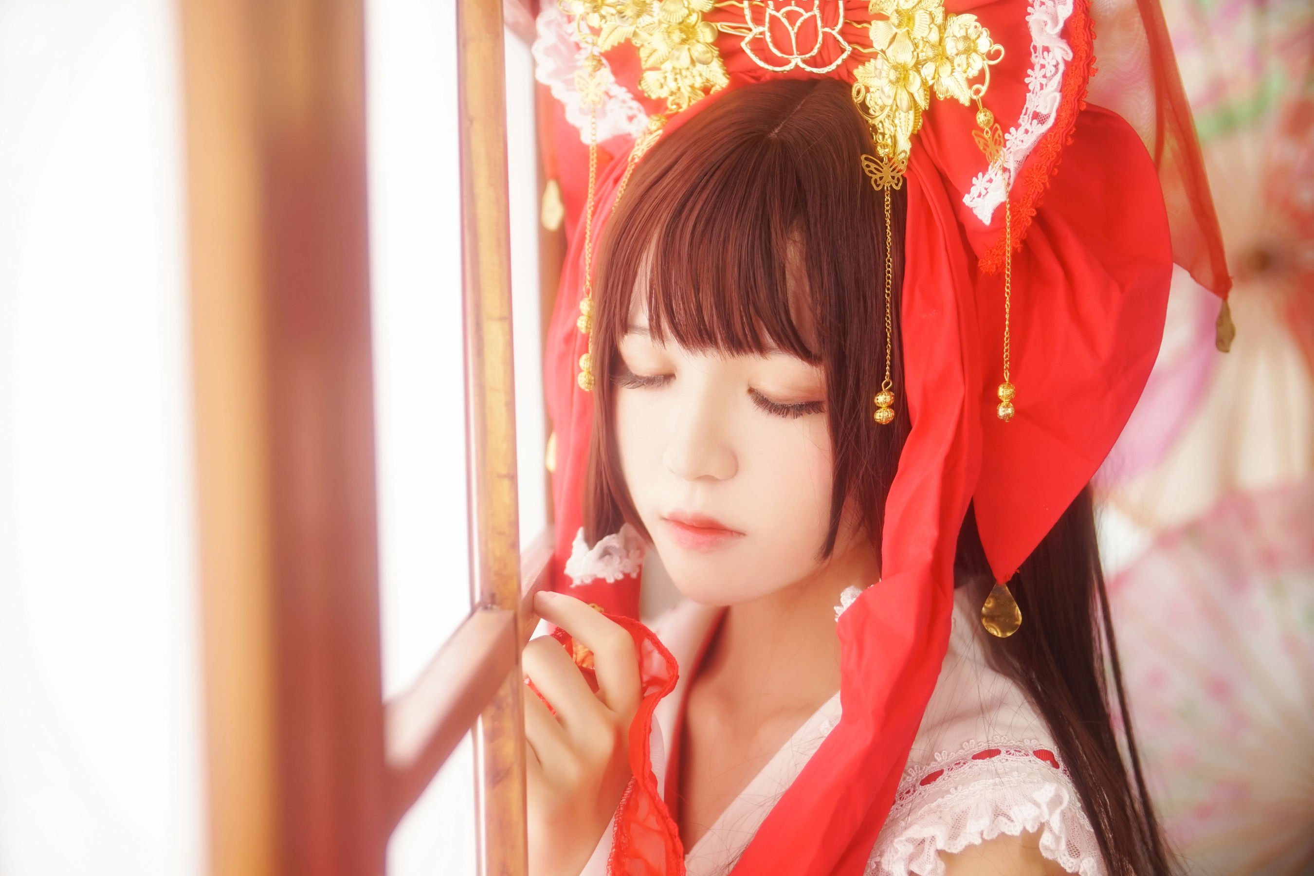 [萝莉COS] 疯猫ss《灵梦》 Cosplay-第1张