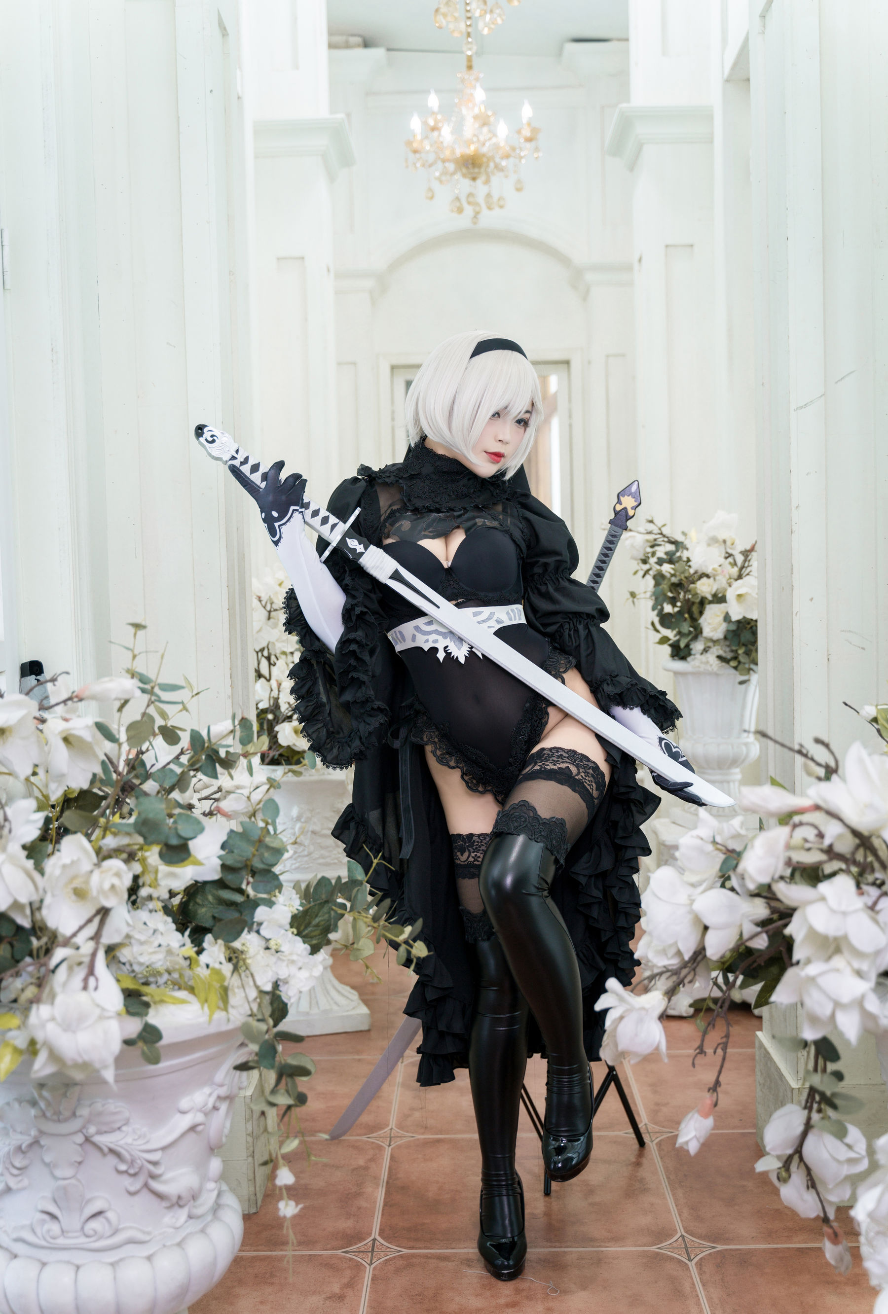 萌系小姐姐-白烨- 2b全套 Cosplay-第6张